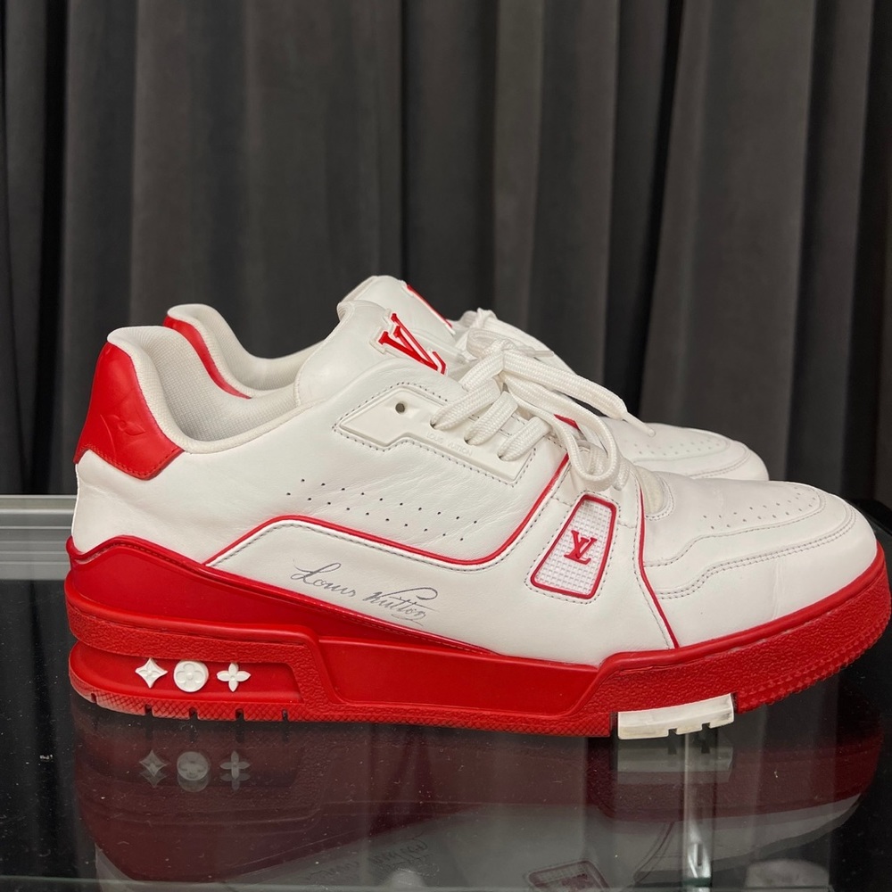 Louis Vuitton Trainer Red
